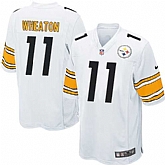 Nike Men & Women & Youth Steelers #11 Markus Wheaton White Team Color Game Jersey,baseball caps,new era cap wholesale,wholesale hats